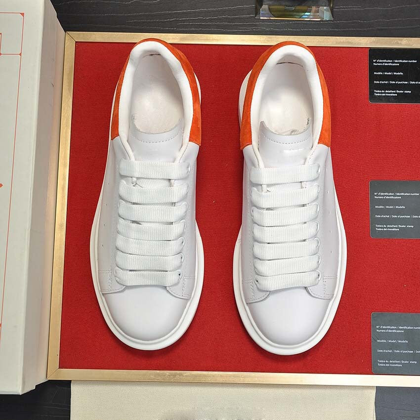 Damen Modische Sneakers mit hochwertiger Lederstruktur und bequemer Dämpfung EB