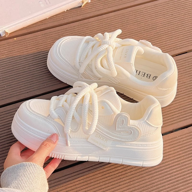 Damen Luftpump-Sneaker mit dämpfender Sohle und atmungsaktivem Obermaterial EB