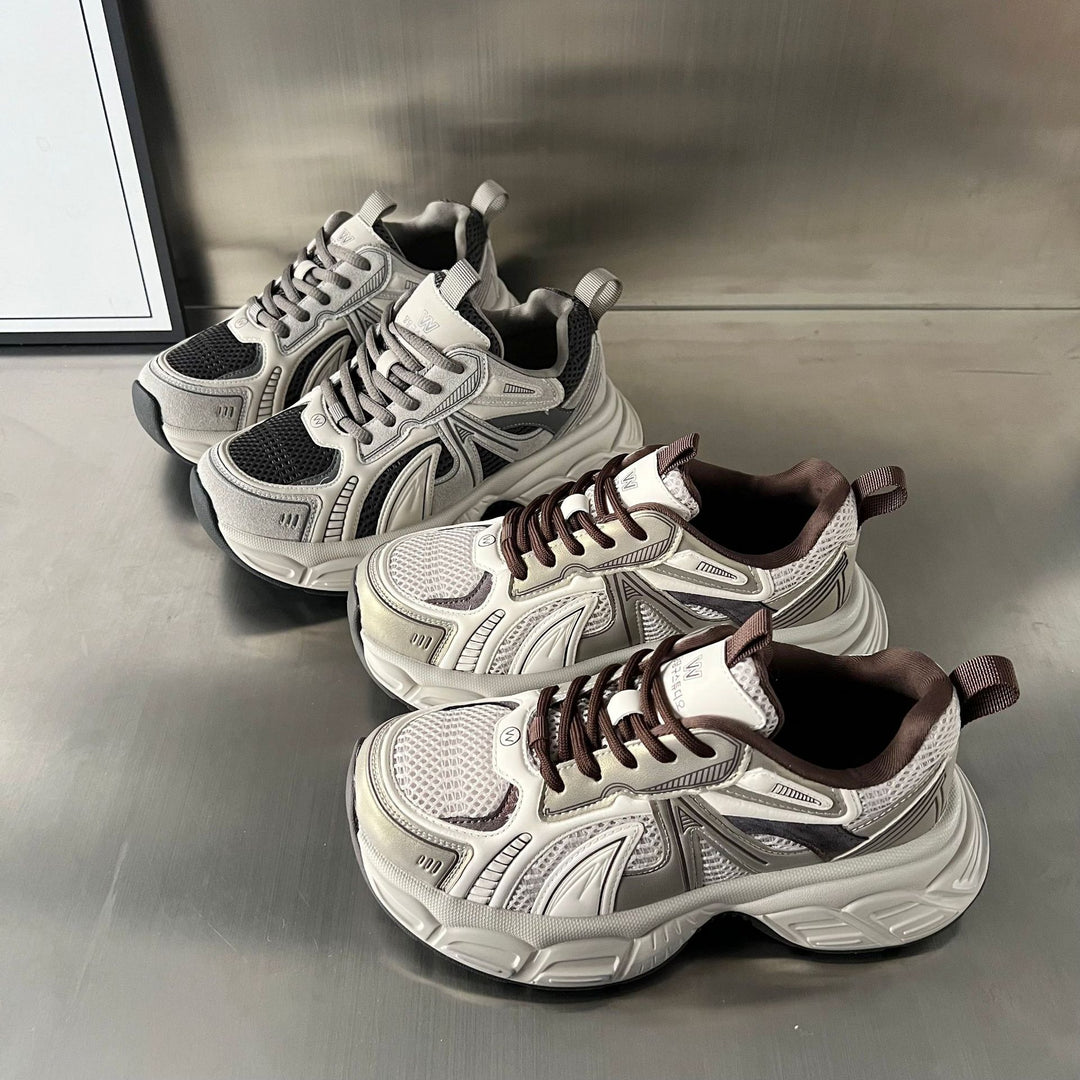 Damen Sportliche Laufschuhe mit atmungsaktiver Mesh-Oberfläche und stabiler Sohle EB