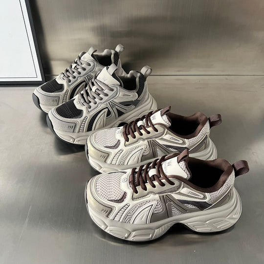 Damen Sportliche Laufschuhe mit atmungsaktiver Mesh-Oberfläche und stabiler Sohle EB