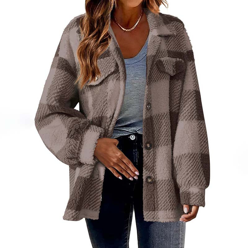 EB | Warmer Karierter Mantel