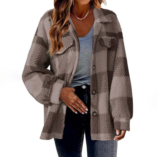 EB | Warmer Karierter Mantel