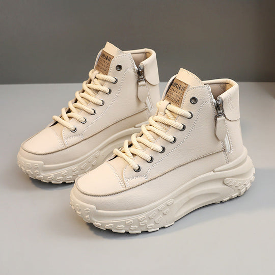 EB | Lässige Plateau Knöchelhohe Sneaker