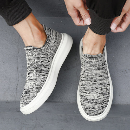 Unisex nan leichter Strick-Slipper mit perforierter Atmungsstruktur und dämpfender Leichtsohle EB