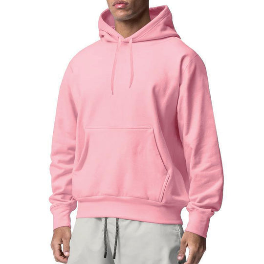 Herren nan Premium-Kapuzenpullover mit Kängurutasche, innen angerautem Fleece, verstärkter Nackennaht und geripptem Saum EB