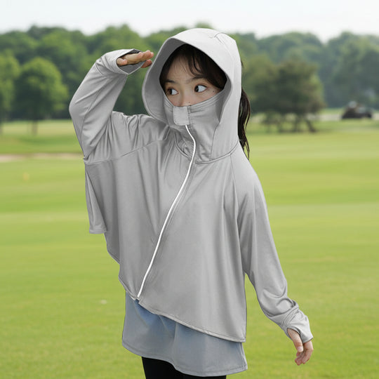Damen UV-Schutzjacke mit Kapuze und atmungsaktivem Design EB