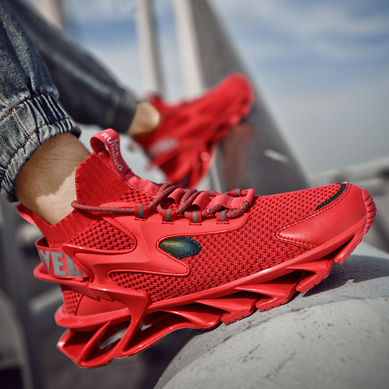 Damen Sportliche Traingsneakers mit atmungsaktiver Mesh-Oberfläche und dämpfender Sohle EB
