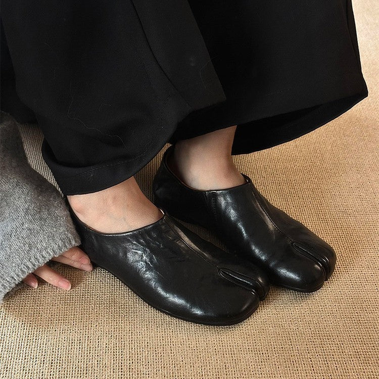 Damen elegante Mokassins mit zusätzlicher Zehenfreigabe EB