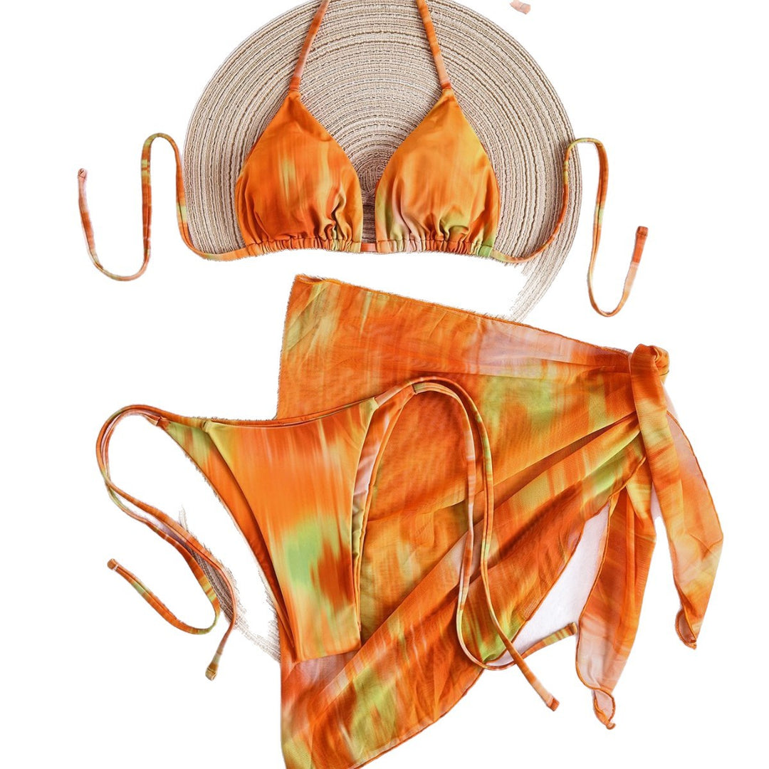 Damen Bikini-Set mit lässigem Wickelrock EB