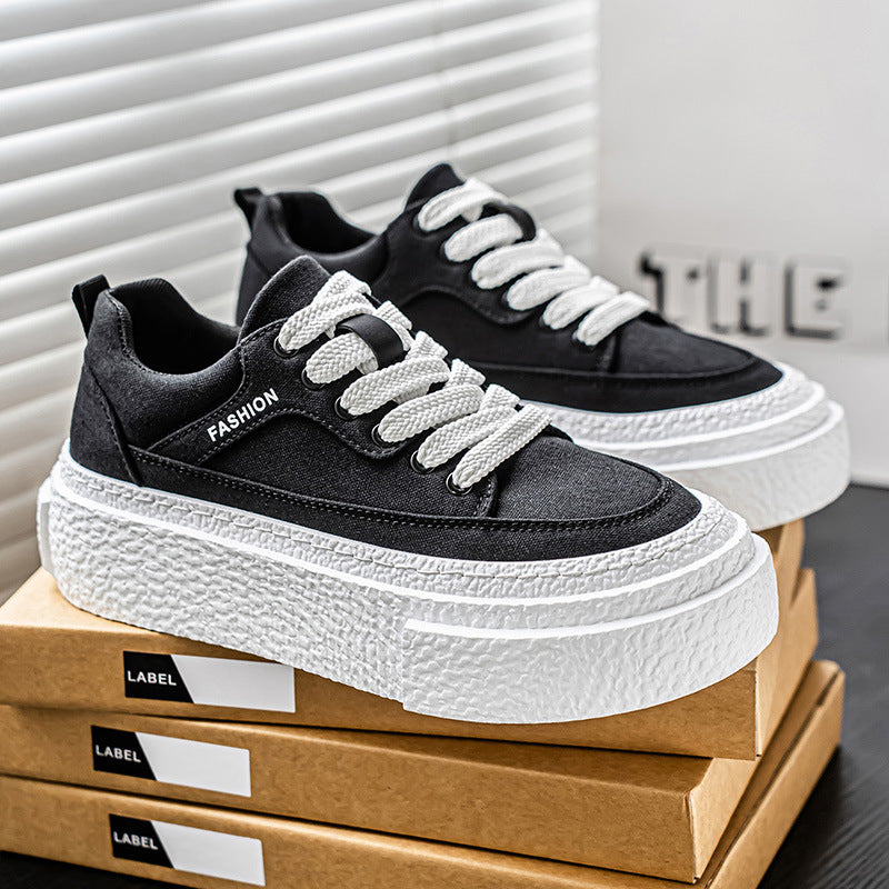 Damen modische Sneaker mit dicker Sohle EB