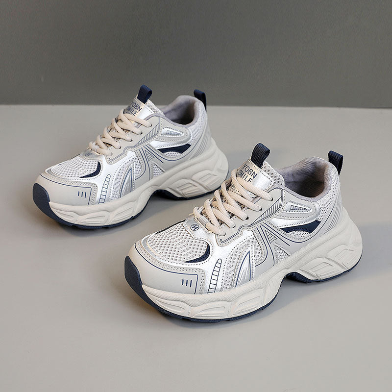 Damen Sportliche trendy Sneakers mit atmungsaktivem Design EB