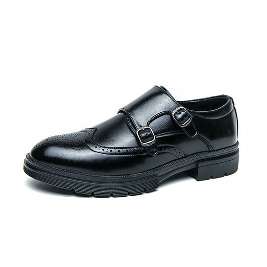 Damen Elegante Doppel-Monk-Schuhe aus hochwertigem Leder EB