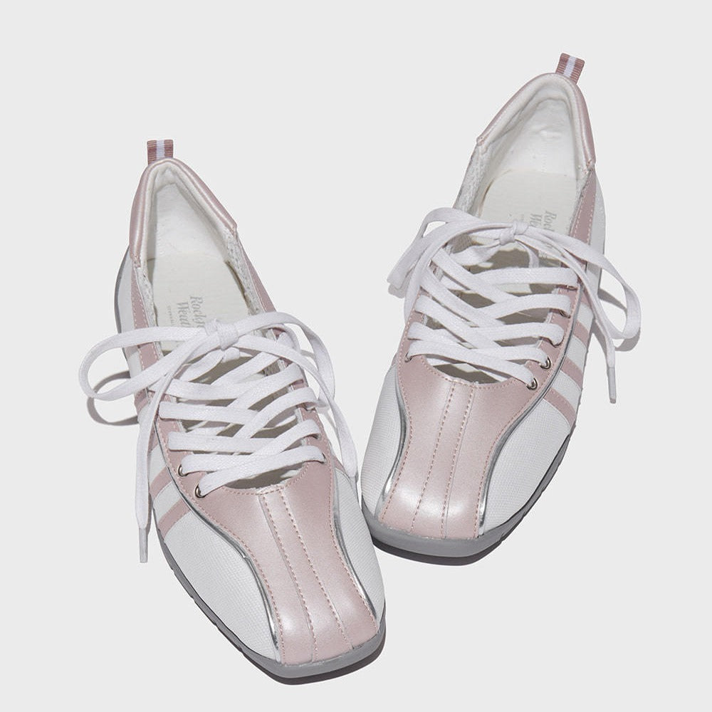 Damen Sportliche Sneakers im modernen Design mit atmungsaktiver Oberflächenstruktur EB