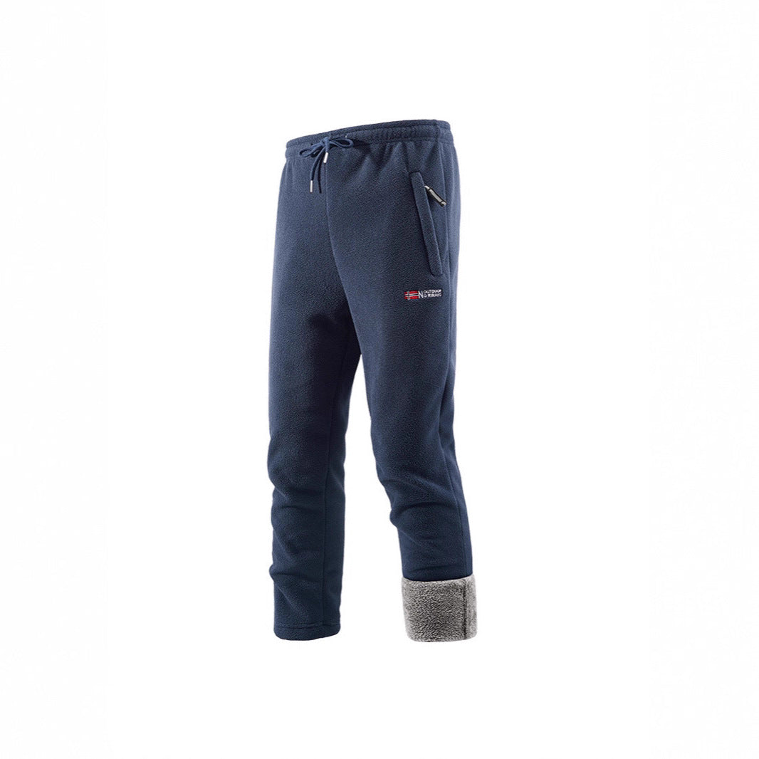 Herren Thermo‑Fleecehose mit hochfloriger Sherpa‑Innenfütterung und Reißverschlusstaschen EB