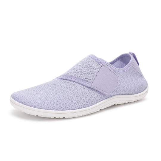 Damen bequeme Slip-On Freizeitschuhe mit elastischem Verschluss EB