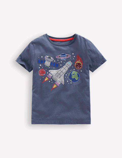 Jungen T-Shirt mit aufregendem Weltraum-Motiv EB
