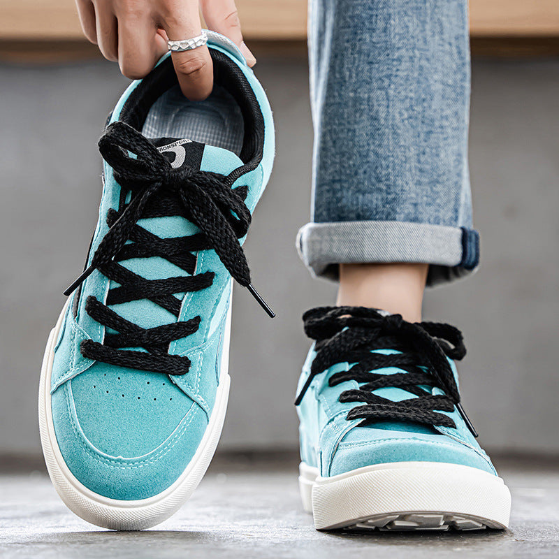 Damen Sneakers mit modischem Veloursleder und auffälligem Design EB