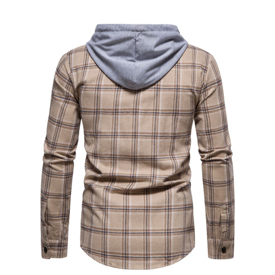 Herren Schultertunika mit integriertem Kapuzendesign EB