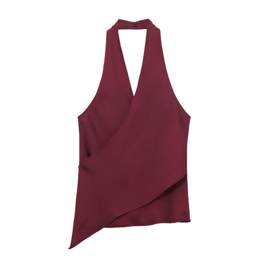 Damen Wickelbluse mit V-Ausschnitt EB