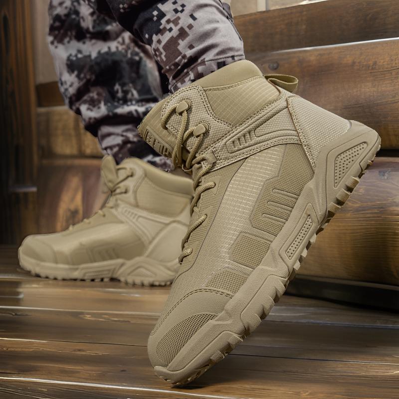 Herren Tactical Stiefel mit robuster Sohle und atmungsaktivem Obermaterial EB