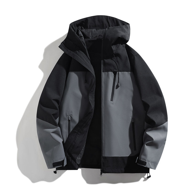 Damen technische Allwetterjacke mit vielseitigem Kapuzendesign und verstellbaren Belüftungsöffnungen EB