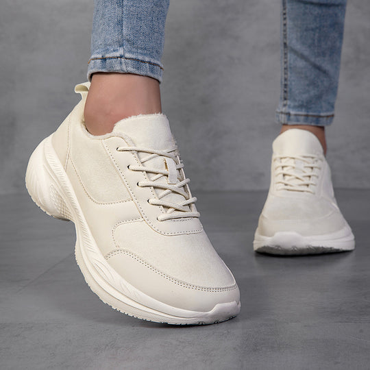 Damen Komfortable und warme Freizeitsneaker EB