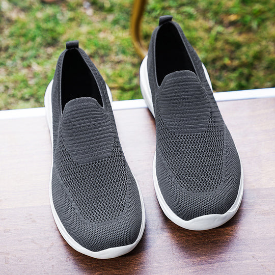 Unisex nan sockenähnlicher Strick-Slipper mit anatomischem Komfortfußbett und flexibler Leichtsohle EB
