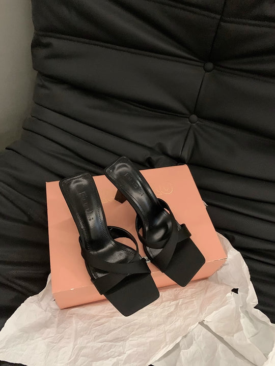 Damen elegante Plateau-Sandalen mit verstellbarem Riemen EB