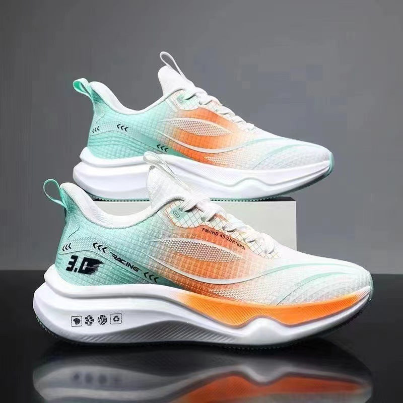Unisex leichte Street-Running Sneaker mit geformter Energierückführungssohle und atmungsaktivem Netzoberteil EB