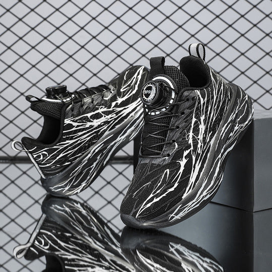 Unisex auffällige Plateau-Sneaker mit Schnelljustier-System und skulpturierter Wellenlaufsohle EB