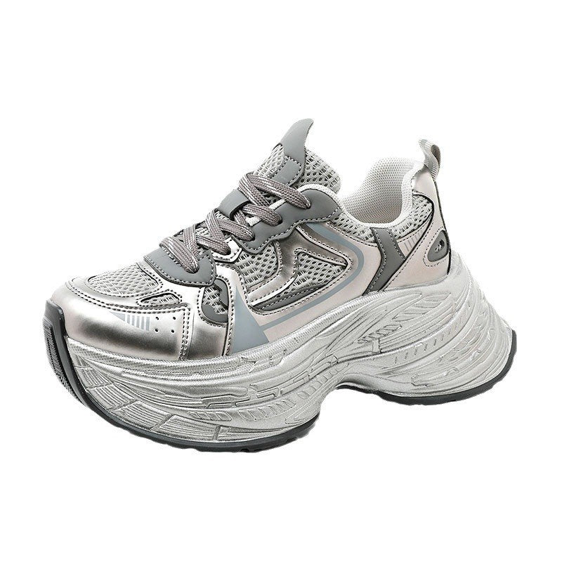 Damen Sportliche Chunky Sneakers mit innovativer Dämpfung und atmungsaktiver Obermaterialstruktur EB