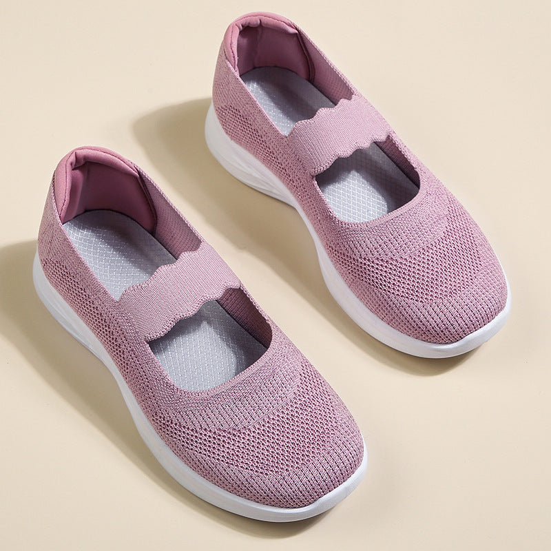 Damen Leichte und atmungsaktive Slip-On Laufschuhe EB