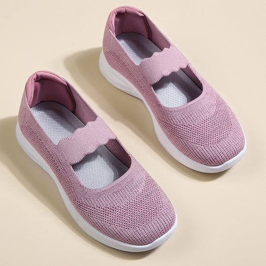 Damen Leichte und atmungsaktive Slip-On Laufschuhe EB