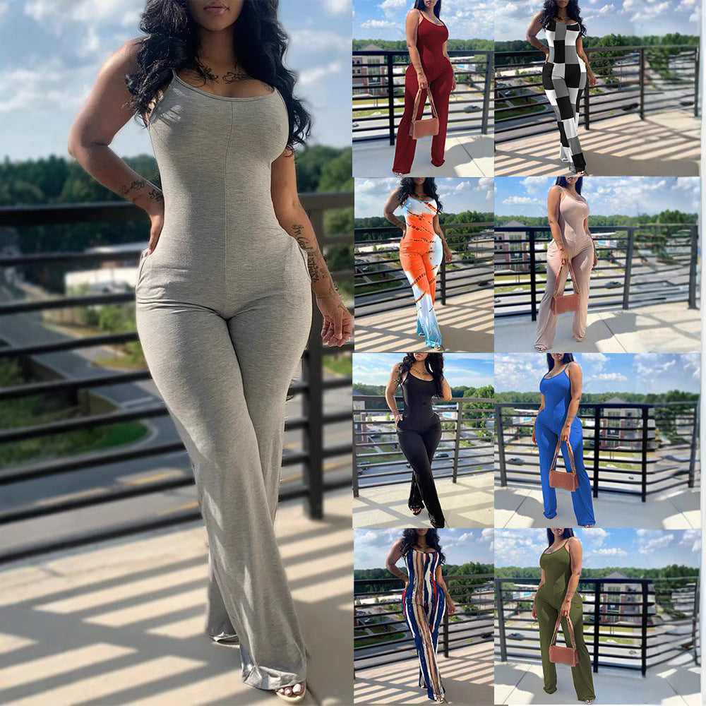 Damen Jumpsuit im modernen Streifenlook EB