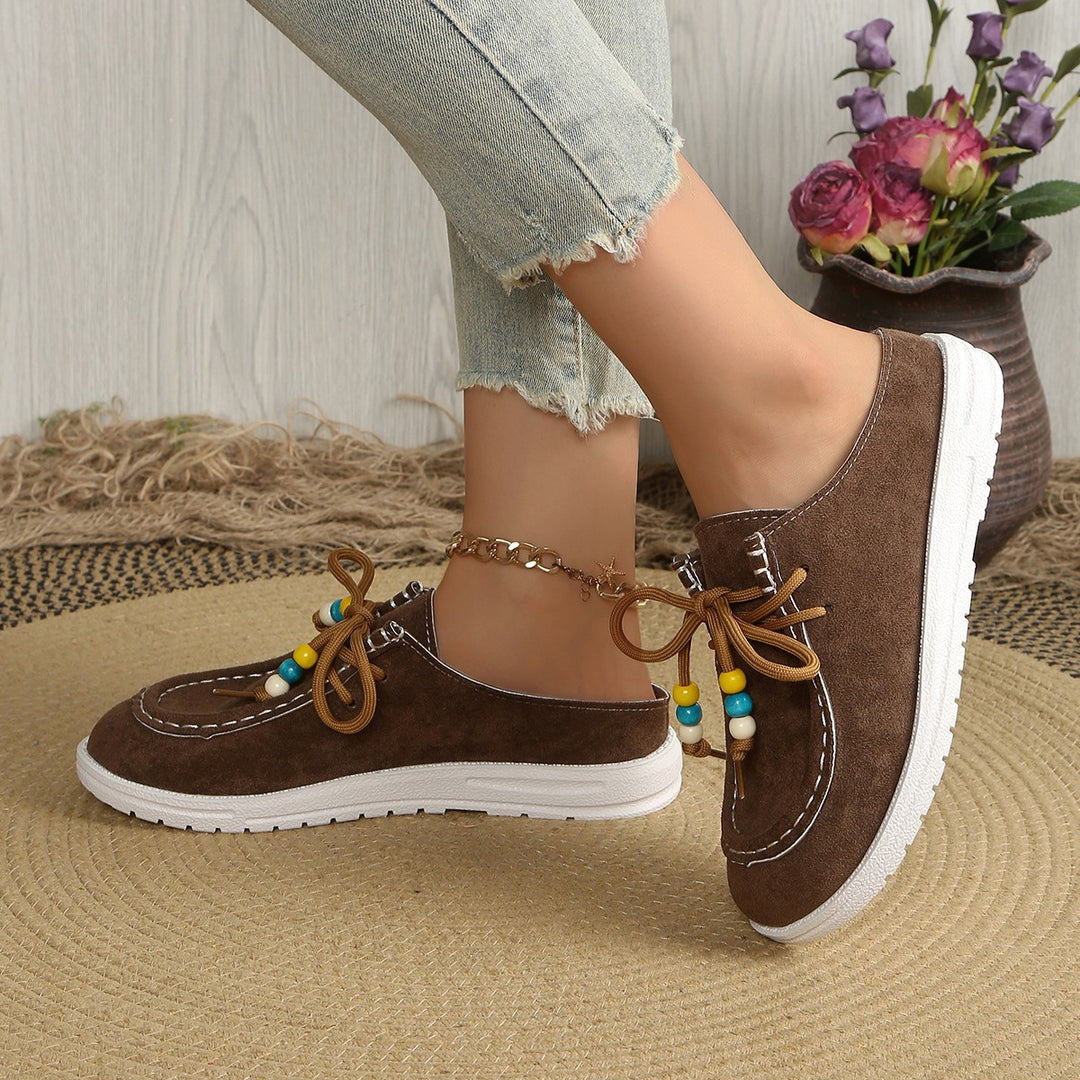 Damen Bequeme Clogs mit modischem Schnitt und dekorativem Riemendesign EB