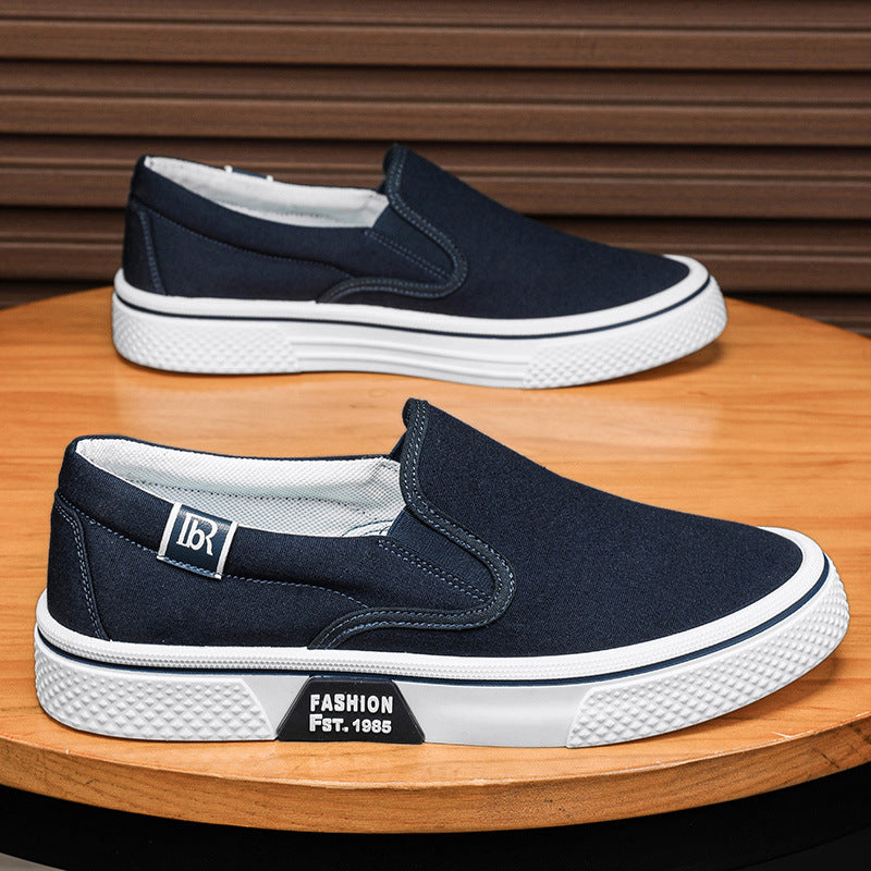 Damen bequeme Slip-On Sneakers aus atmungsaktivem Material EB