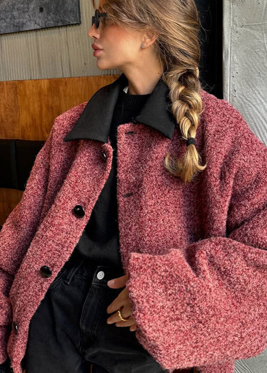 EB | Teddy Bouclé Jacke - Schicker Oversized-Stil