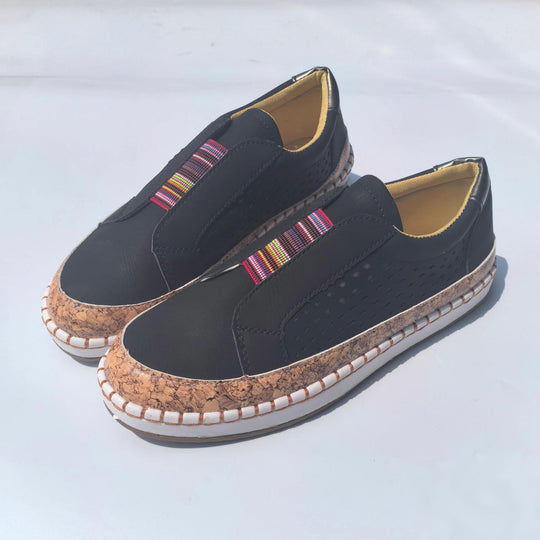 Damen Elegante und atmungsaktive Slip-On Sneakers EB