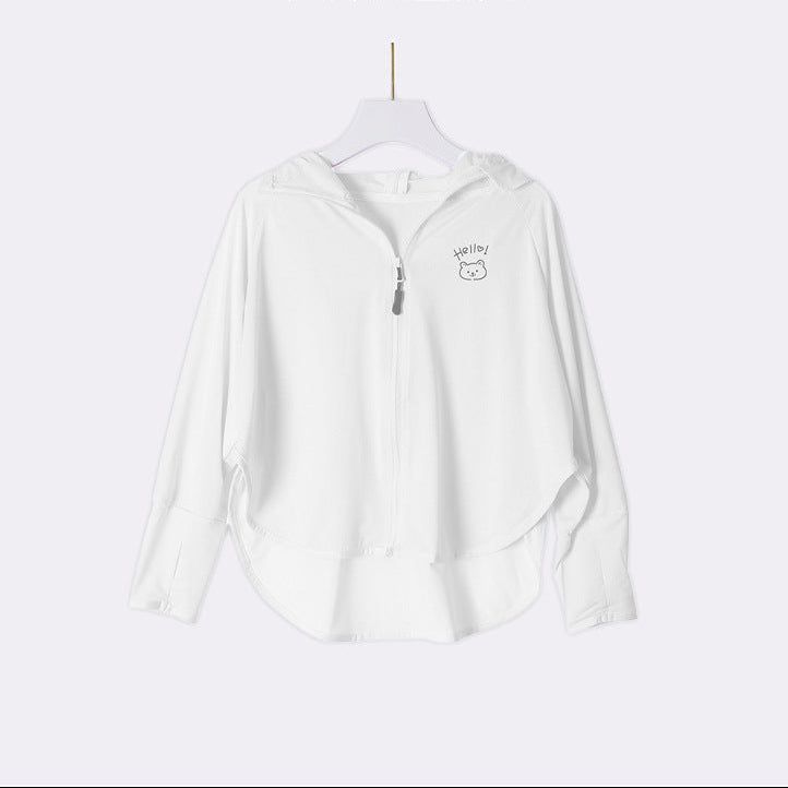 Damen UV-Schutzjacke mit Kapuze und atmungsaktiven Eigenschaften EB