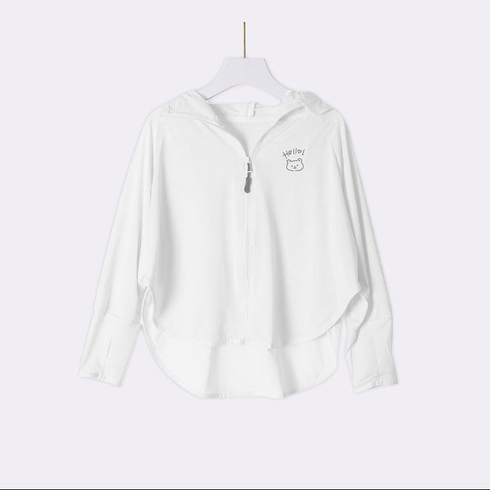 Mädchen leichte Kapuzenjacke mit niedlichem Tiermotiv EB
