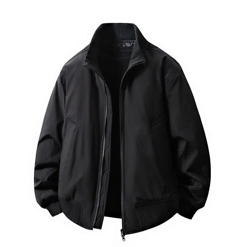 Herren lässige Übergangsjacke im minimalistischen Design EB