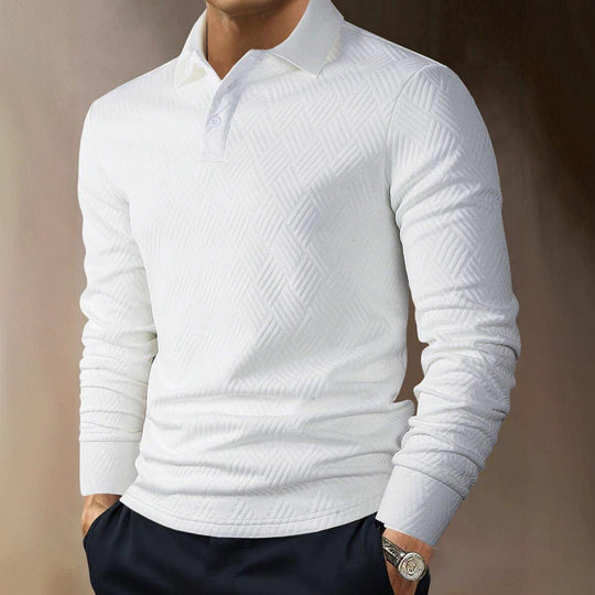 Herren Langarm Polohemd EB