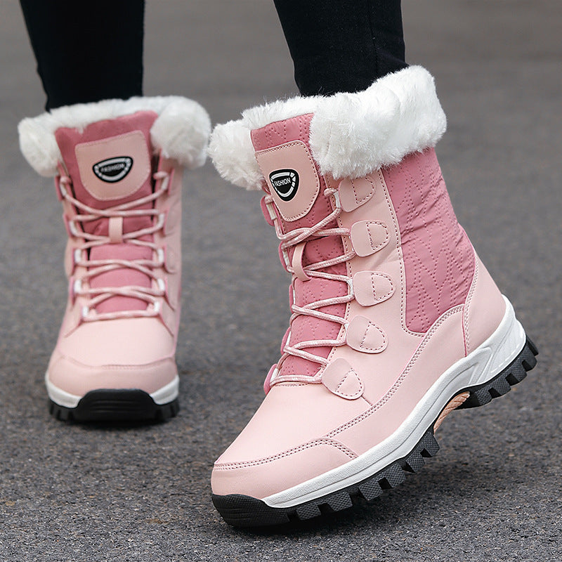 Damen Winterstiefel mit isolierendem Futter und rutschfester Sohle EB