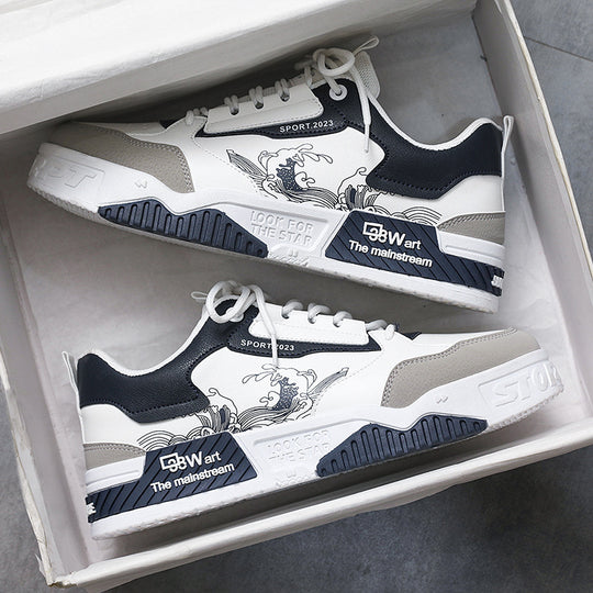 Damen Sportliche Sneakers mit stylischem Design und dämpfender Laufsohle EB