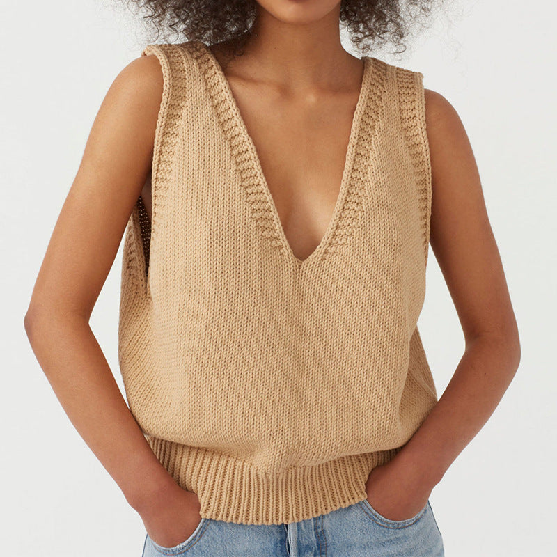Damen legerer Strickpullover EB