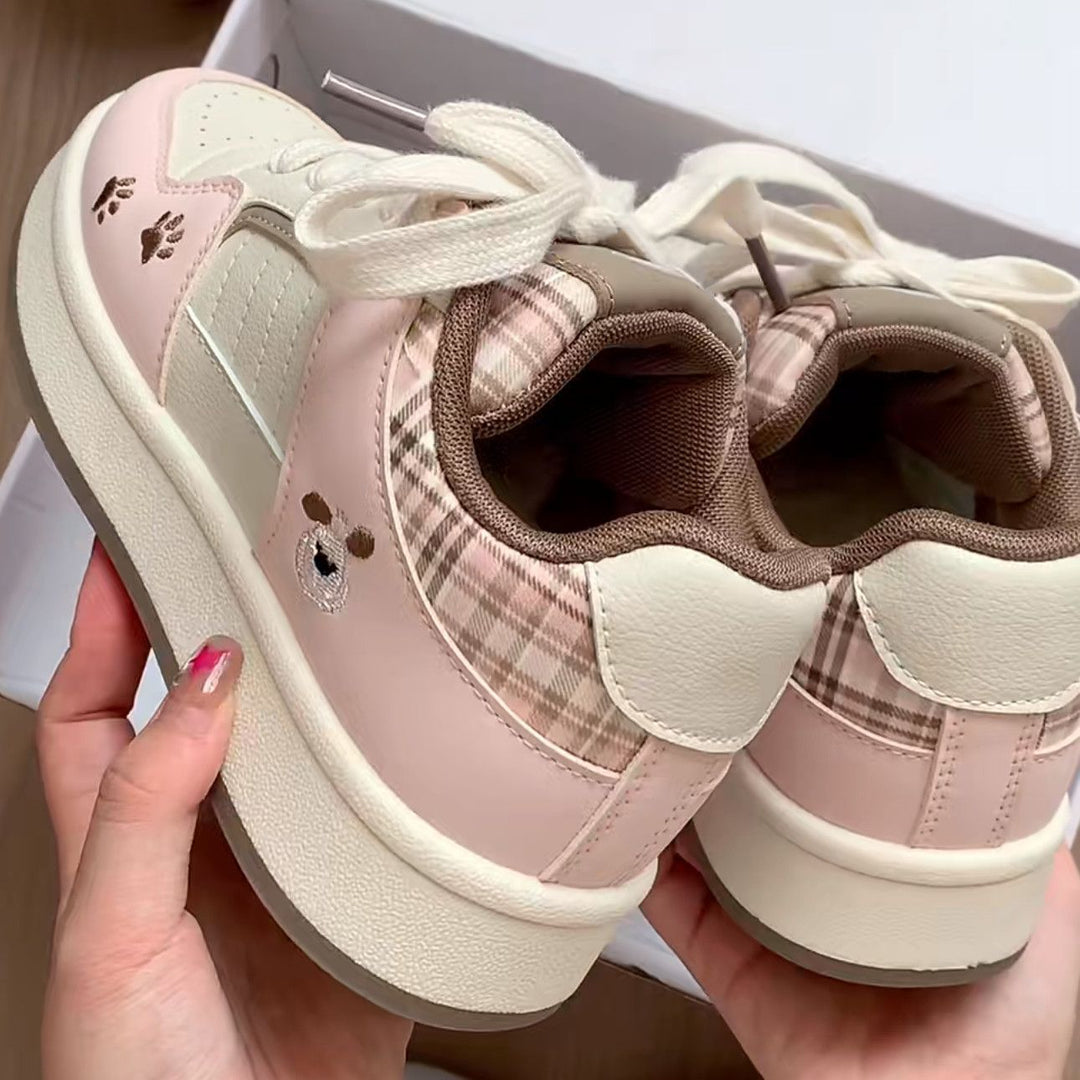 Damen Sneaker mit verspielten Tiermotiven und komfortablem Innenfutter EB