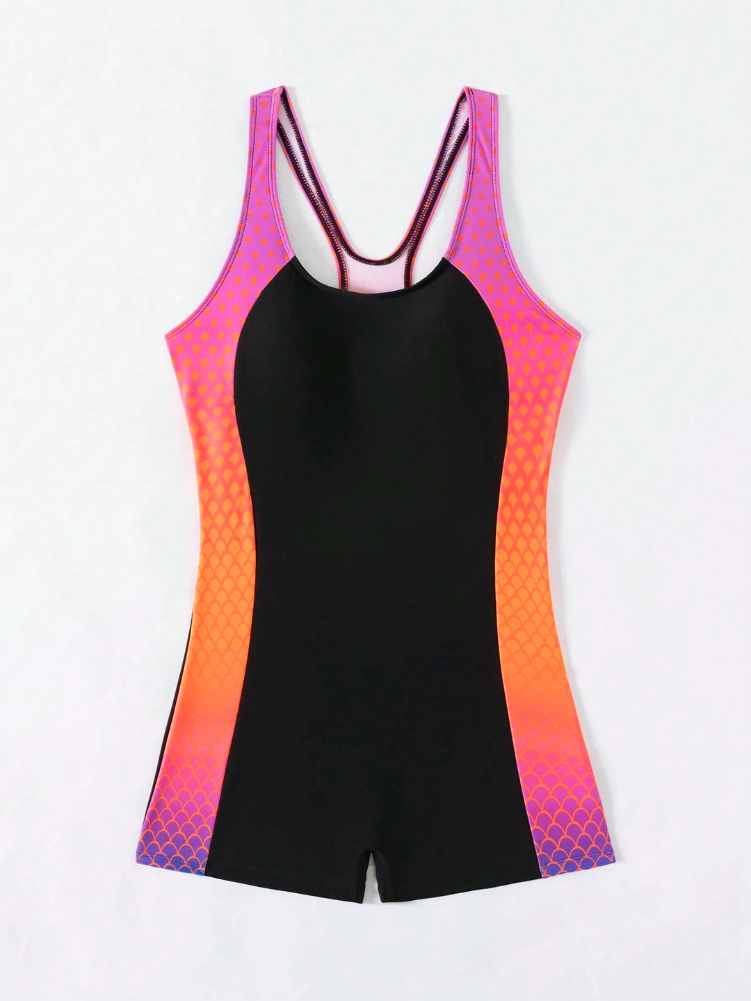 Damen Sportlicher Einteiler Badeanzug EB 1782103762