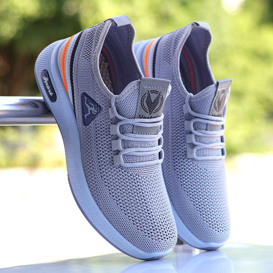 Damen Sportliche und atmungsaktive Sneakers mit elastischem Obermaterial EB