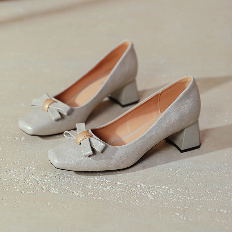 Damen elegante Schuhe mit Blockabsatz EB