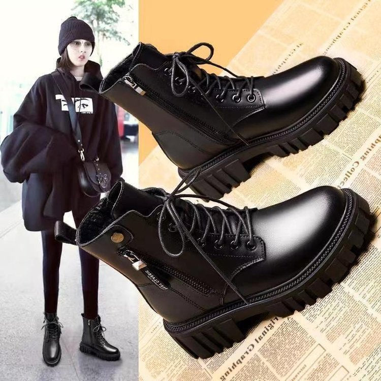 Damen Schnürstiefel mit robustem Profil und nachhaltigem Obermaterial EB